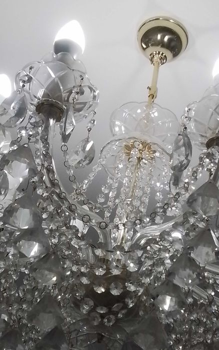 Люстра хрустальная производство Чехия