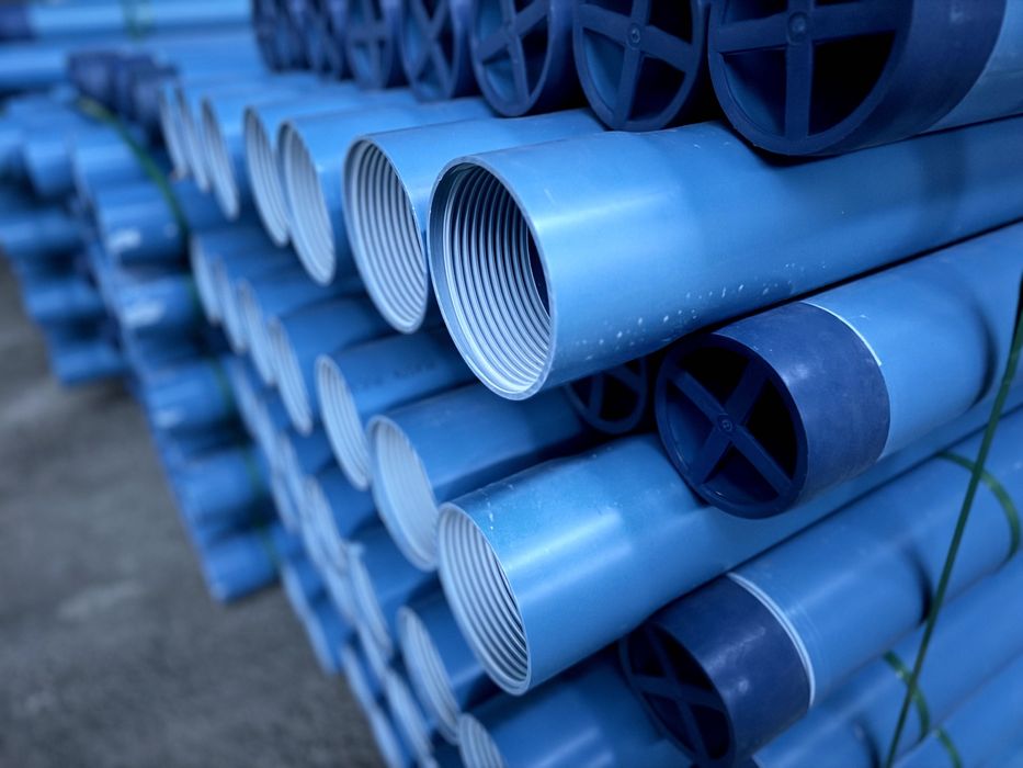 PVC сондажни тръби със сертификат, налични ф125,ф140,ф160,ф175,ф200мм