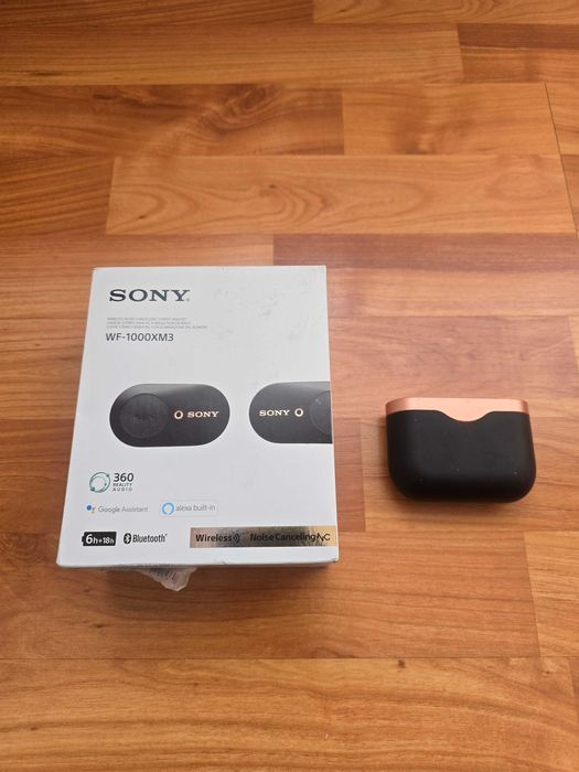 Sony WF-1000XM3, Bluetooth, NFC, Wireless, Noise cancelling, Black