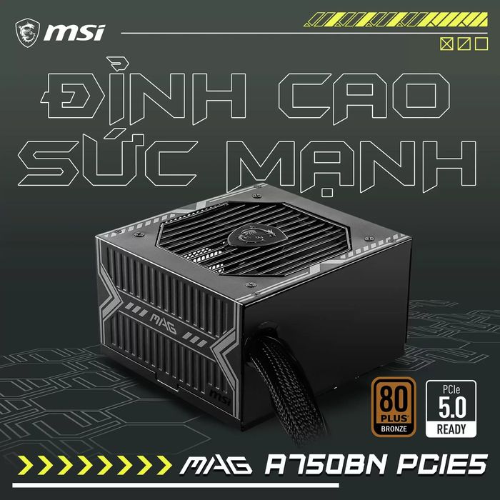 Блоки питания Msi Mag 750w