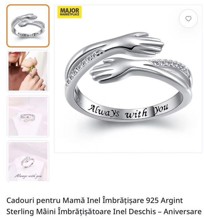 Vand inel de argint 925