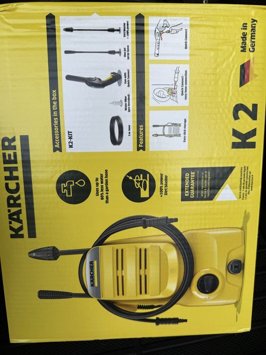 Karcher Aparat cu presiune  k 2 nou cu perie si solutie