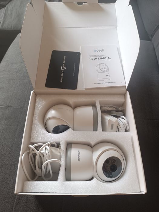 Камера за наблюдение ieGeek , двубандов Wi-Fi, 360°, комплект 2 броя