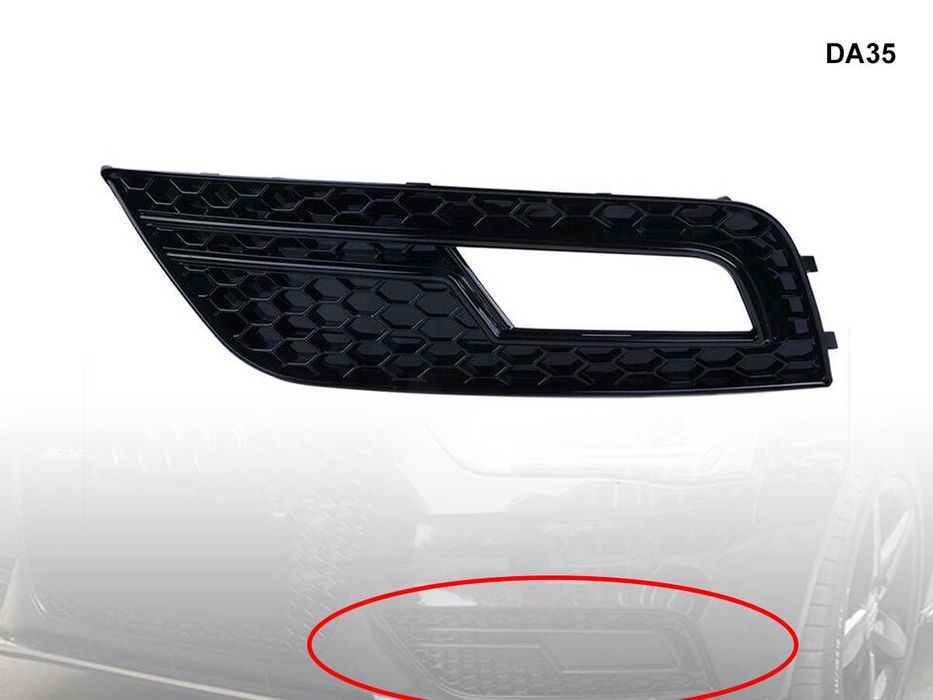 Grile Grila Faruri Proiectoare Halogeni Tuning RS Audi A4 B8.5 S4