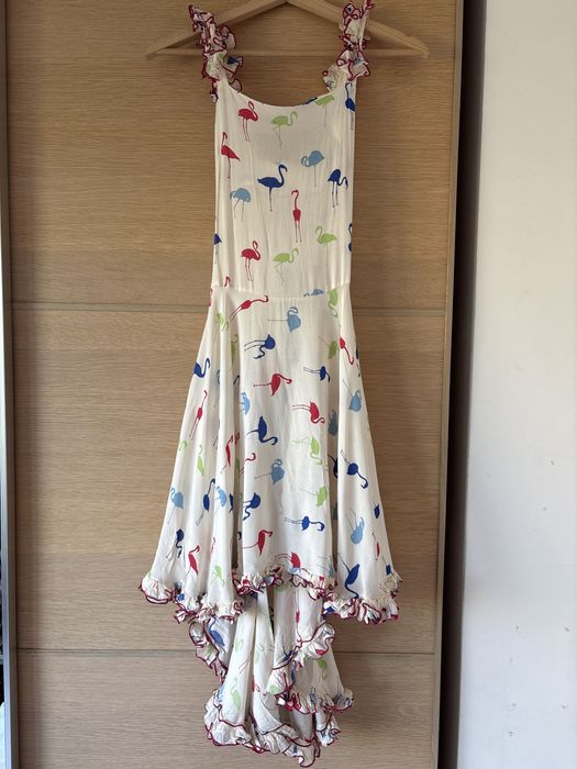 Рокля за момиче "ЧЕРВЕНО ФЛАМИНГО" Salzarra