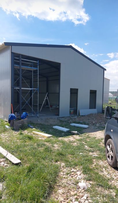 Vând hale metalice asiguram si montaj lucrăm fără avans