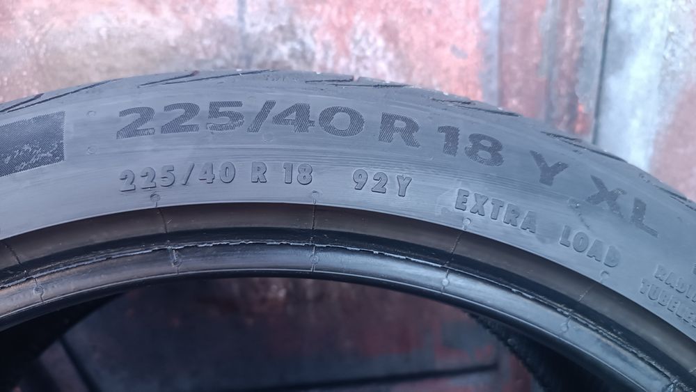 225/40/18 и 255/35/18 Continental