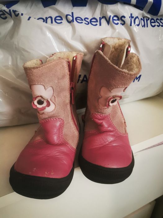 Детски кожени ботушки