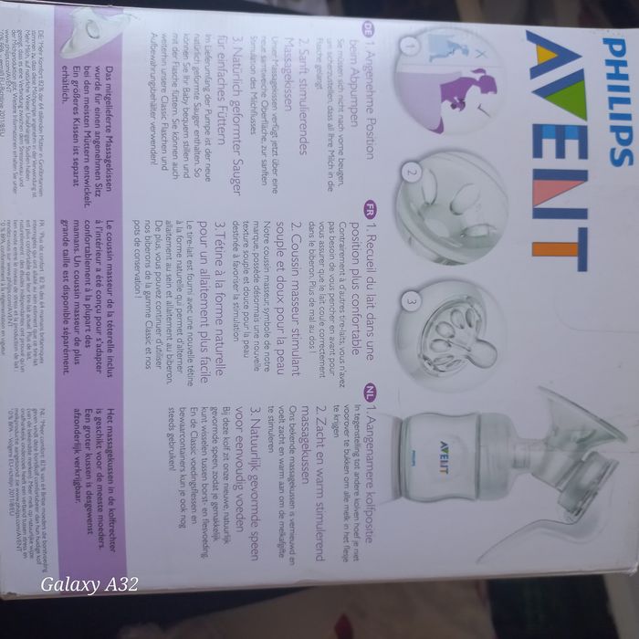 Pompa san  manuala Avent