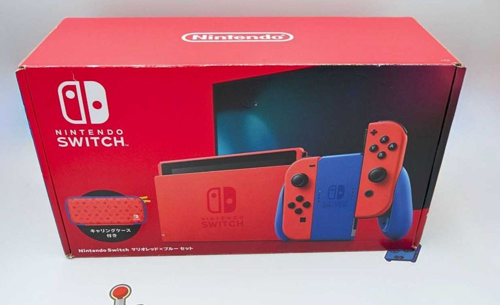 Consola Nintendo Switch V2 Mario Ed. BOX Modat Picofly/128GB/18 Jocuri