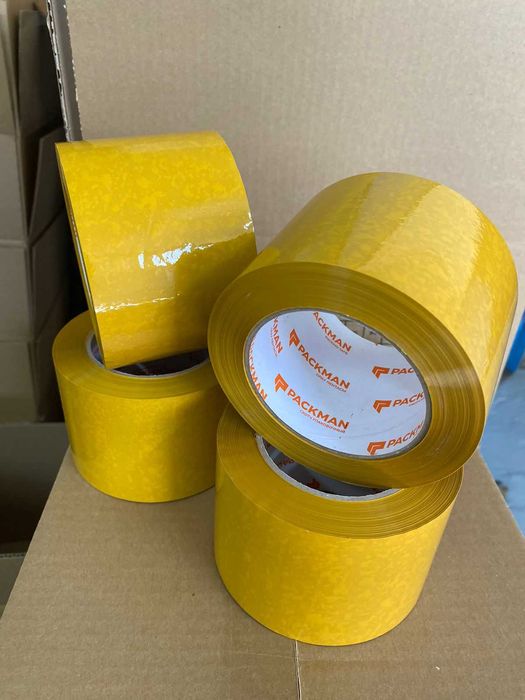 Скотч желтый Packman 80/150