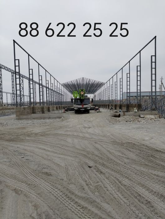 Контейнер профилларидан Навес ва Том курамиз.