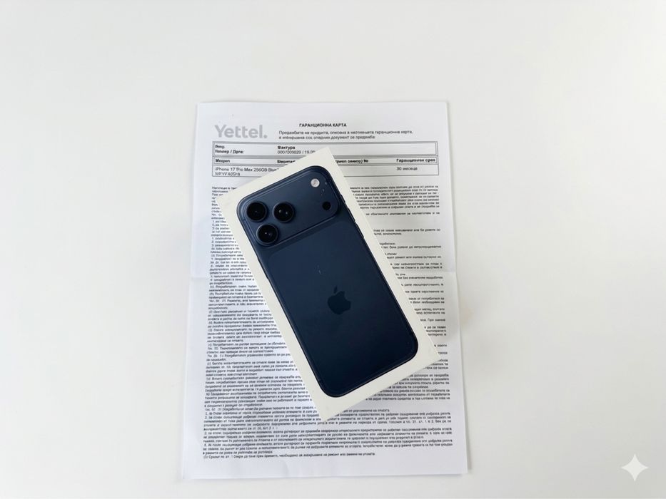 Iphone 17 Pro Max 256 GB Чисто Нов 36 м Гаранция