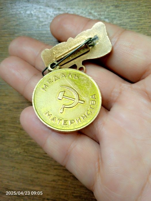 Materinstva medali holati yaxshi