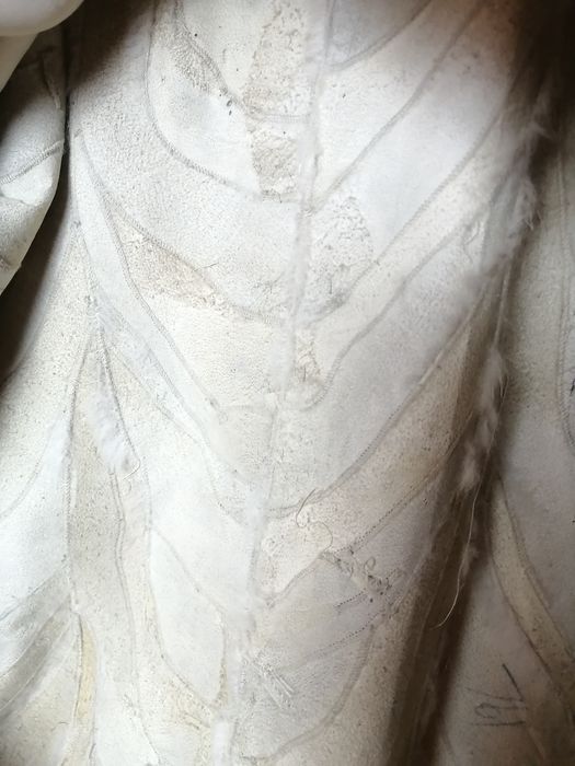 Шуба норковая крем 52 размер