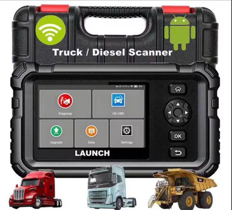 Scaner diagnoza camione utilaje 24v launch 129HD