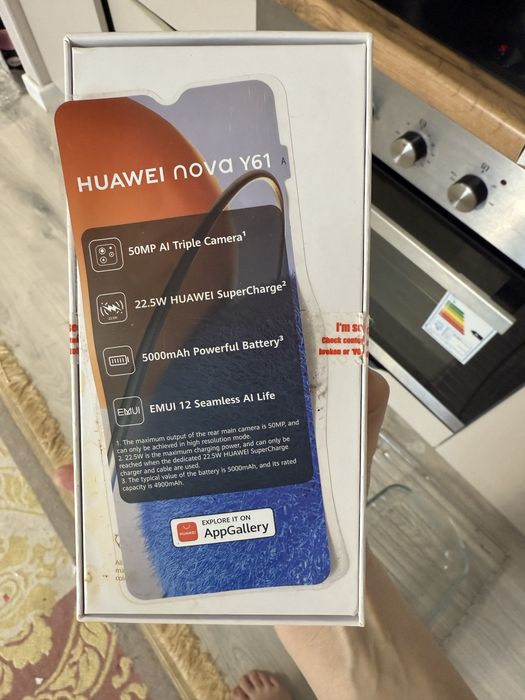 Теоефон HUAWEI noVa Y61