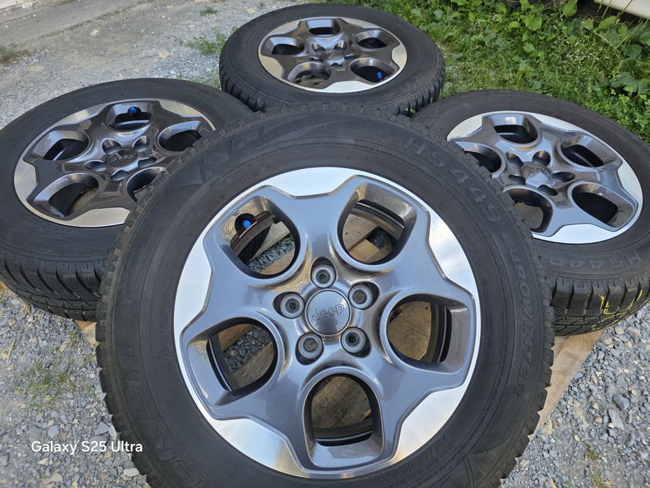 Лети джанти 16ки 5х110 Jeep + зимни гуми 215/65/16 Falken