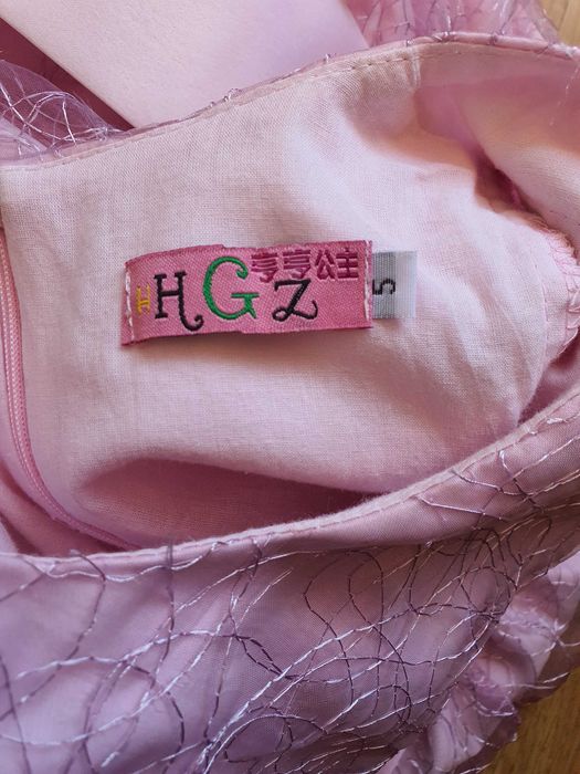 Rochie roz de printesa varsta 5 ani