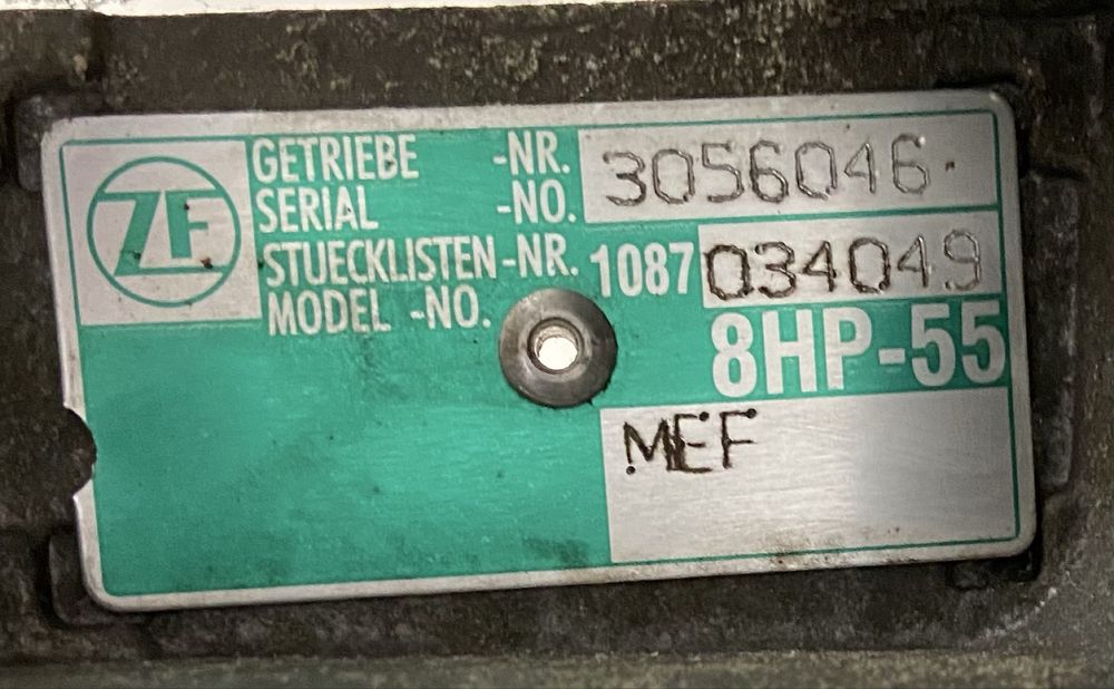 Скоростна кутия Audi 4.0TFSI ZF 8HP-55 MEF