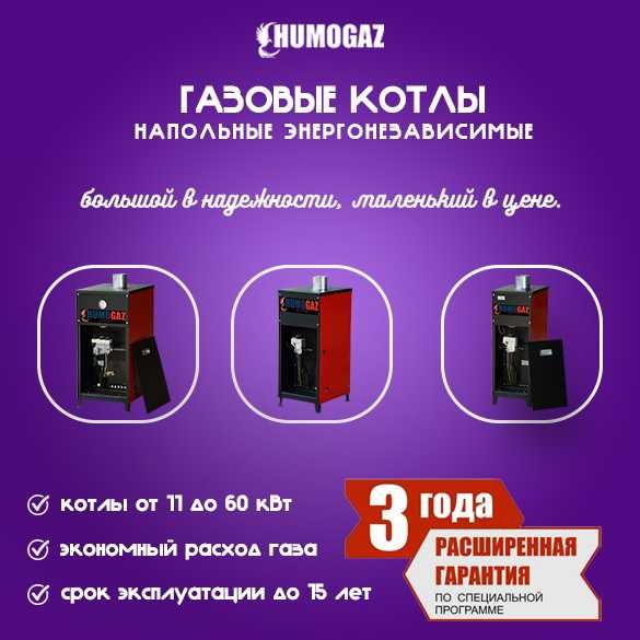 эконом газовый котел напольный для домов, административных зданий