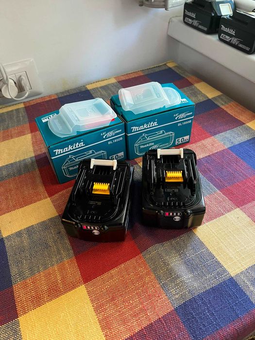 Incărcator rapid Makita 18V DC18RC, am si alte scule si acumulatori