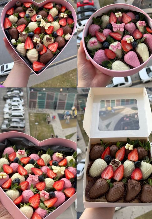 Финики в шоколаде, клубника в шоколаде