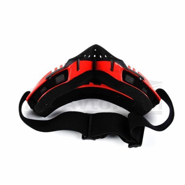 Мото очила за Мотокрос №20-2 ATV, Велосипед, Ски, Сноуборд Червени