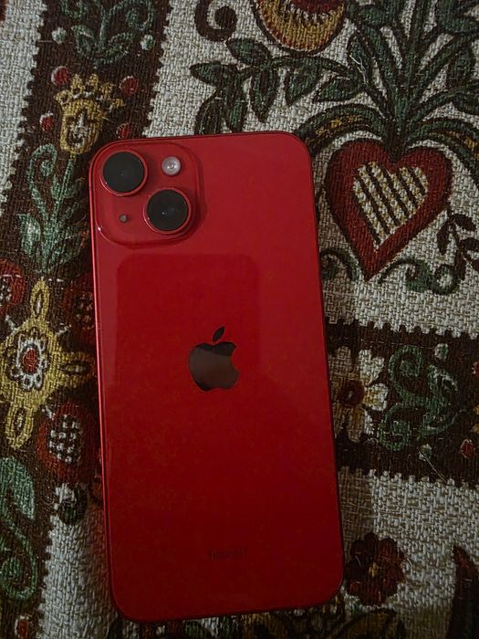 Iphone 14 RED CA NOU 128 Gb+ cutie si husa
