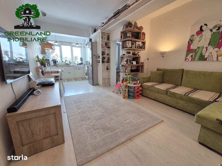 Apartament 3 camere, mobilat, etaj 4/8, BLOC NOU, Palas