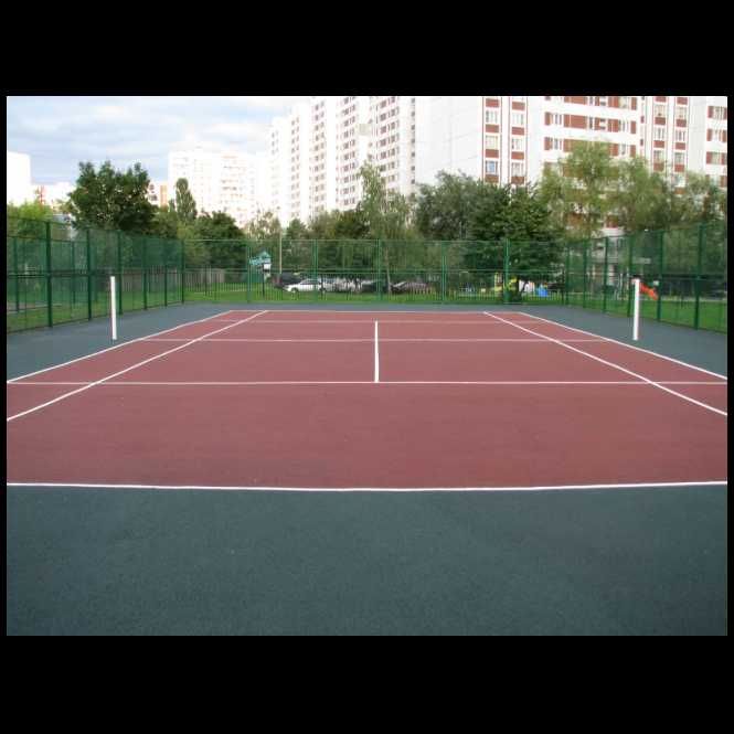 Резиновое покрытие для теннисного корта Rezina qoplama