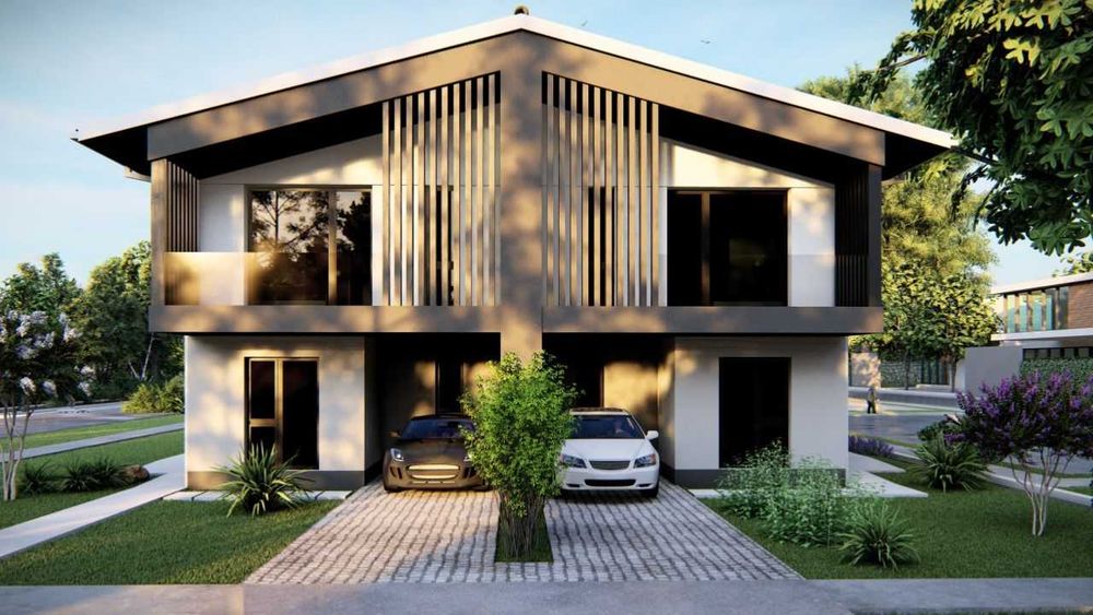 Duplex modern Dumbrăvița - Str. Kepler - 121 mp utili, teren 420 324 mp - Direct proprietar