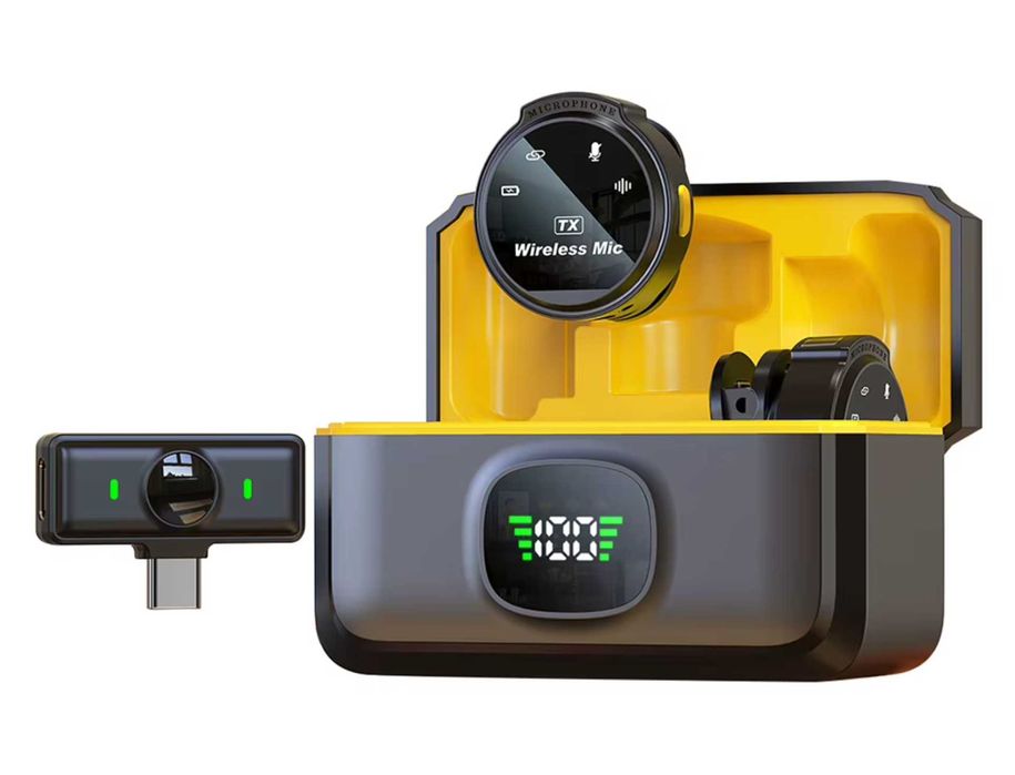 Microfon wireless / lavaliera magnetica USB-C compatibil iOS/Android