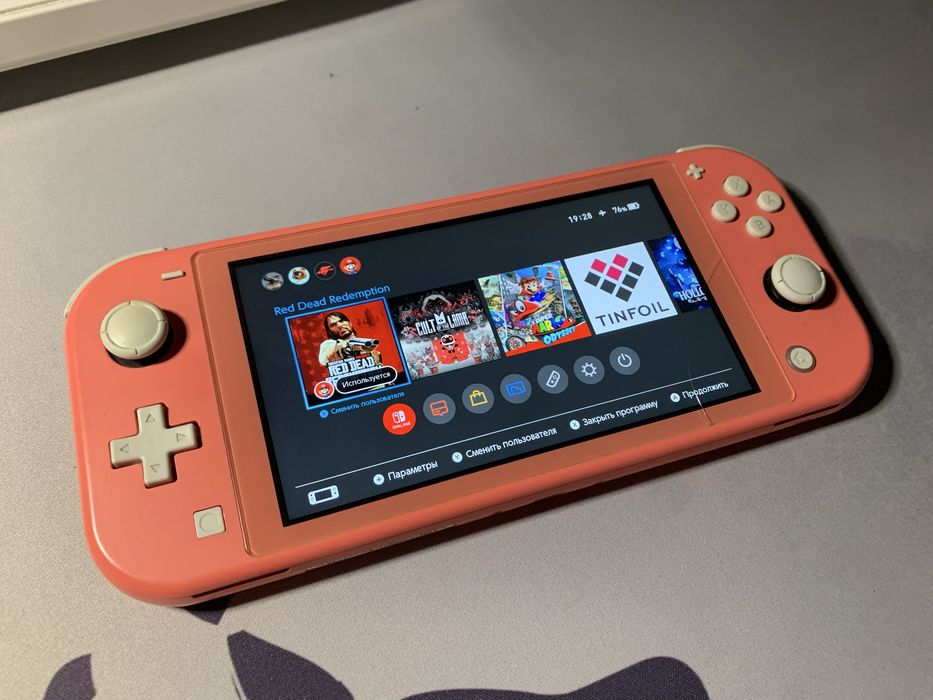 Nintendo switch lite прошитый + sd (16гб)