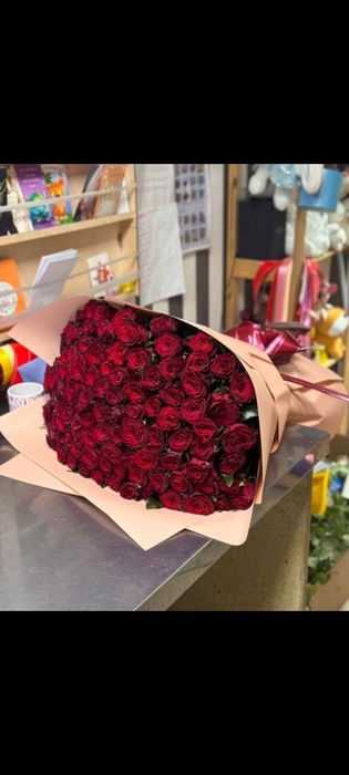 101 роза 39000тг!