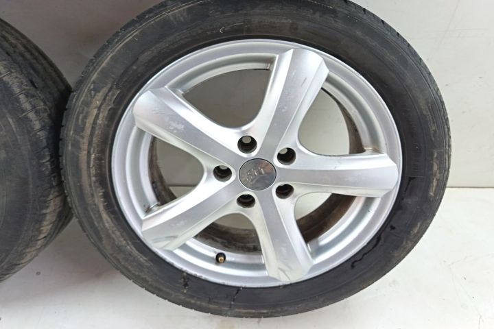 Set jante aliaj cu anvelope vara 205/55R16 Debica 7Jx16H2 ET40 5x112