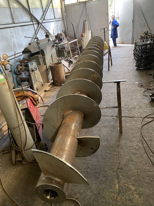 Șnecuri, axe, blindaje, malaxor hardox