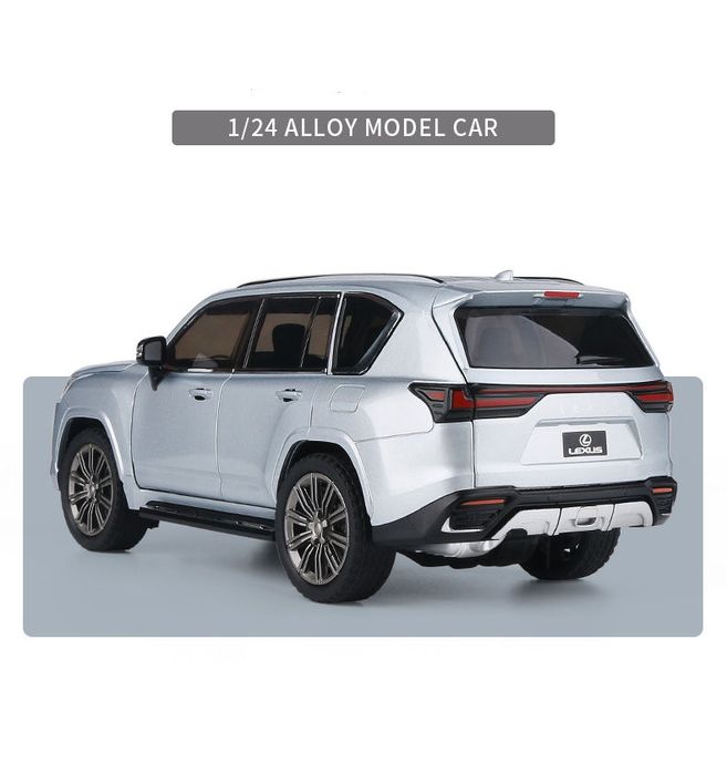 Macheta jucărie Lexus LX600, noua, metalica, 1:24