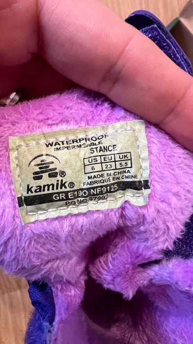 Cizme Iarna Imblanite - Kamik Stance Marime 23 (-32 grade)