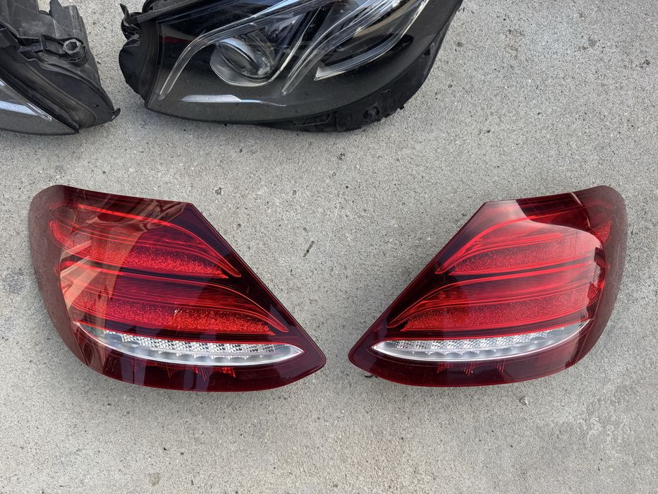 Mercedes W213 предна броня , задна броня , фарове  ,стопове , багажник