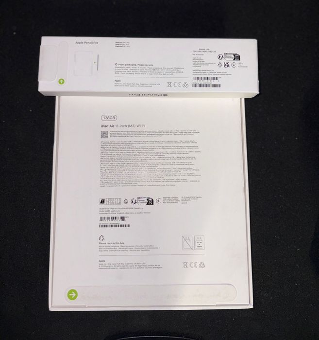 Ipad Air 11 inch M3 WiFi space gray 128 gb sigilata + Apple pencil pro sigilat