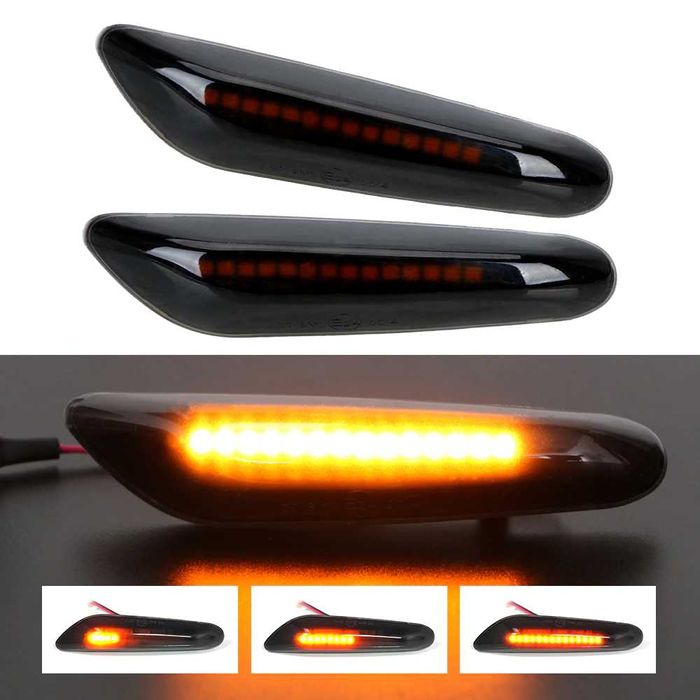 Semnalizari Dinamice LED Secventiale BMW E46 E60 E82 E88 E90 E92 E93