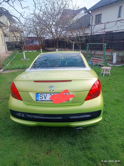 Peugeot 207 cc benzină,an fabricație 2007