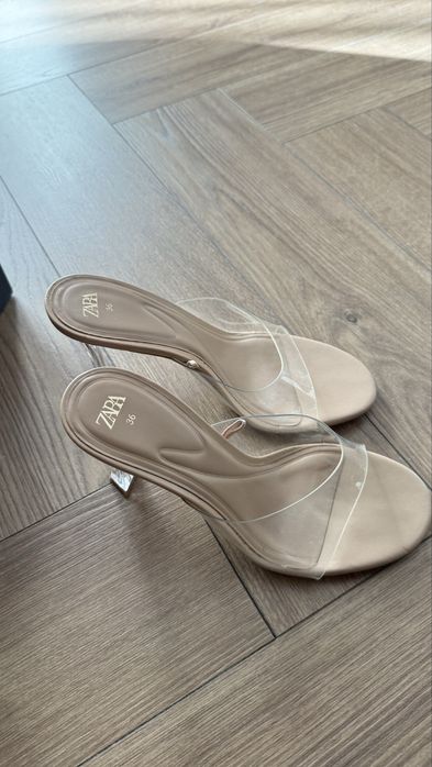 Босоножки zara прозрачные