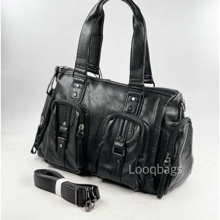 Кожаные стильные сумки дорожные (151)