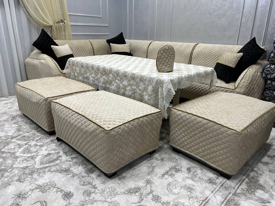 Chexol tikamiz mebel,divan kreslo, stol stullarga