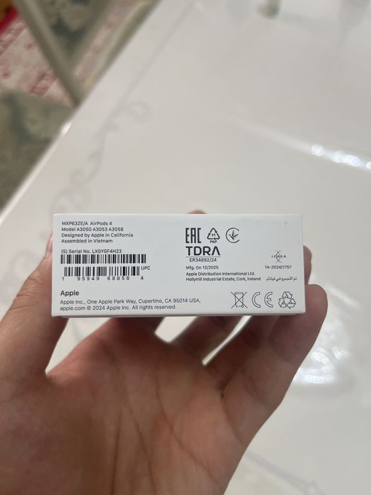 AirPods 4 белый оригинал
