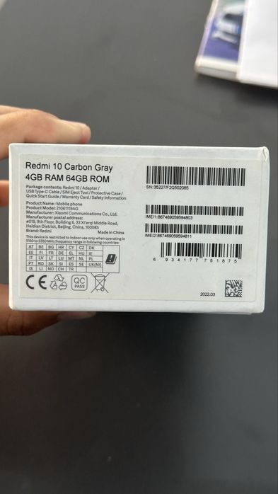 Redmi 10 65 gb..