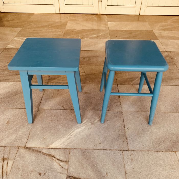 Винтидж скандинавски табуретки (1970–1990 г.)