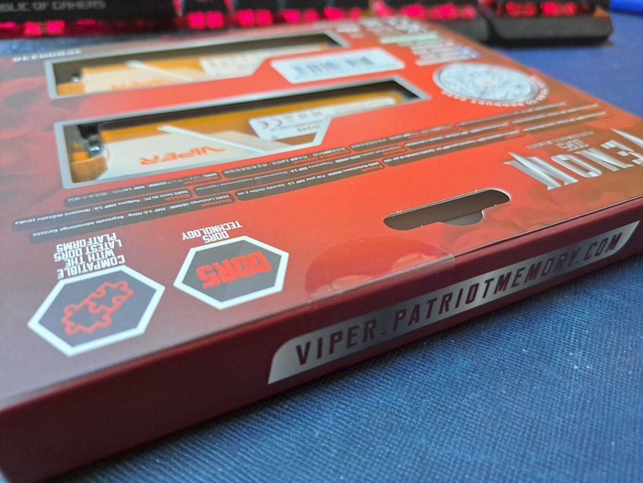 Kit RAM Patriot DDR5 64GB 6400MHz CL32 2X32GB Viper Venom